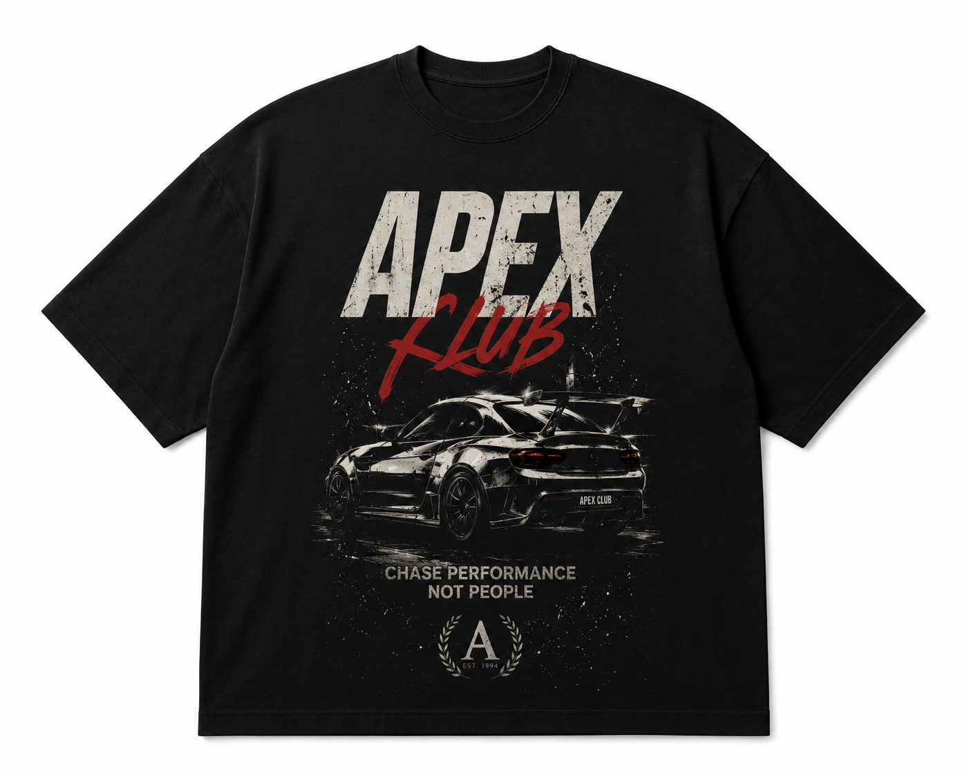 Apex Club Oversized T-Shirt | Racing Culture Streetwear