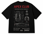 Apex Club Oversized T-Shirt | Racing Culture Streetwear