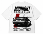 Midnight Driving Oversized T-Shirt | Vintage Racing Streetwear